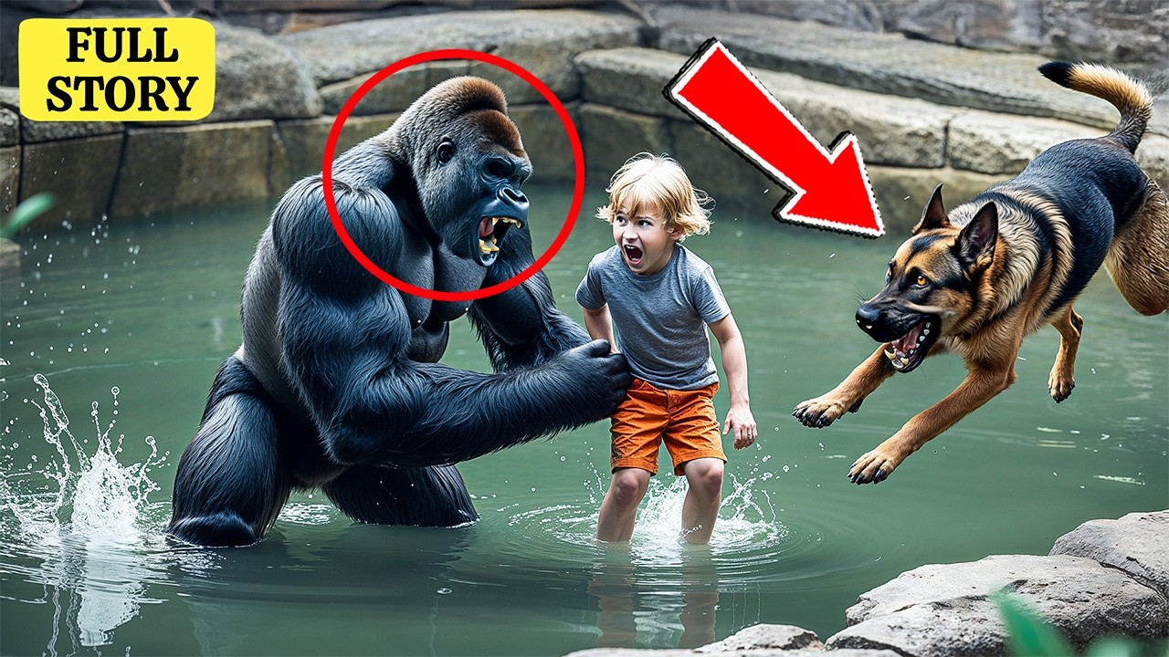 Everyone Judged The Gorilla As A Threat, Only A German Shepherd Saw What Was Real.