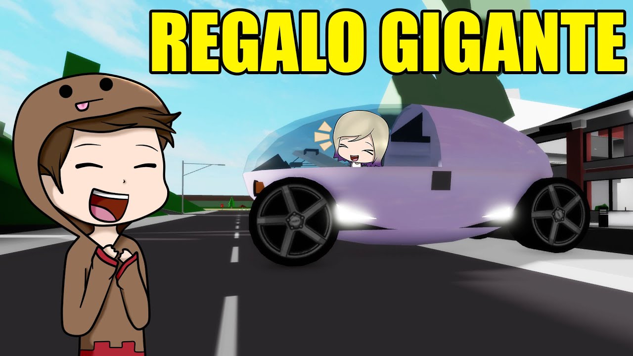 REGALO A LYNA BEBÉ EL NUEVO COCHE HUEVO GIGANTE EN BROOKHAVEN ROBLOX!