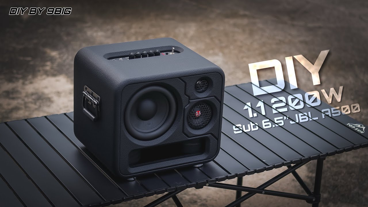 Самодельная Bluetooth-колонка 1.1 200 Вт Sub6.5” JBL A500 Самодельная Bluetooth-колонка