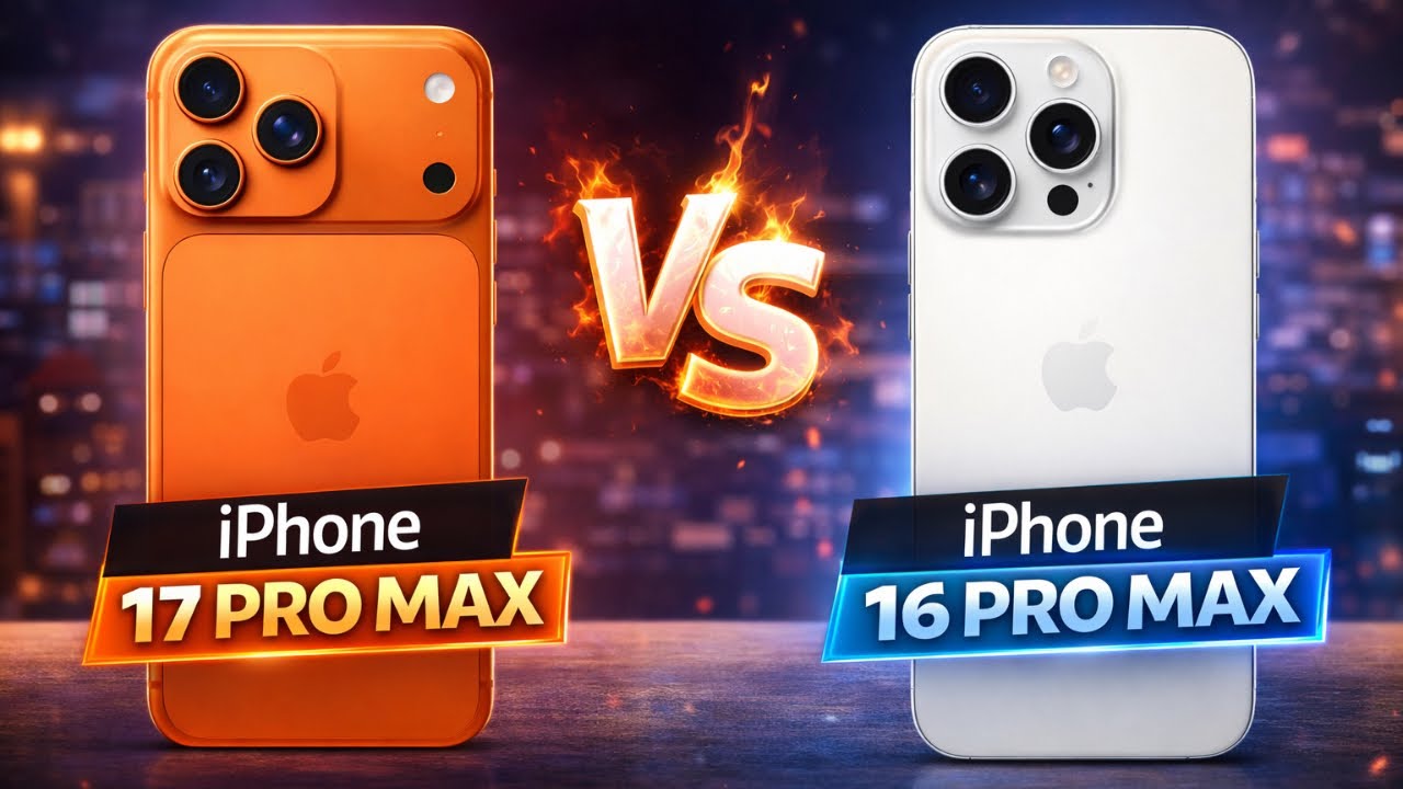 iPhone 17 Pro Max vs iPhone 16 Pro Max: O Que Mudou no Papel? 🔥 Comparativo Completo!