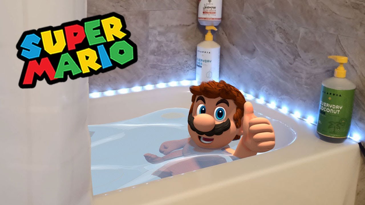 Super Mario - Геймерский душ!!