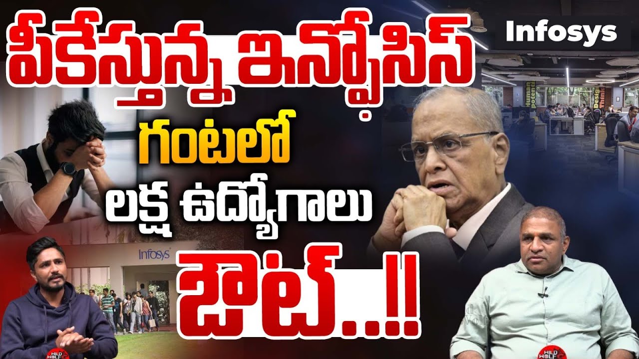 Infosys Fired 1Lack Employees : పీకేస్తున్నఇన్ఫోసిస్..గంటలో లక్ష ఉద్యోగాలు ఔట్ | Wild Wolf Digital