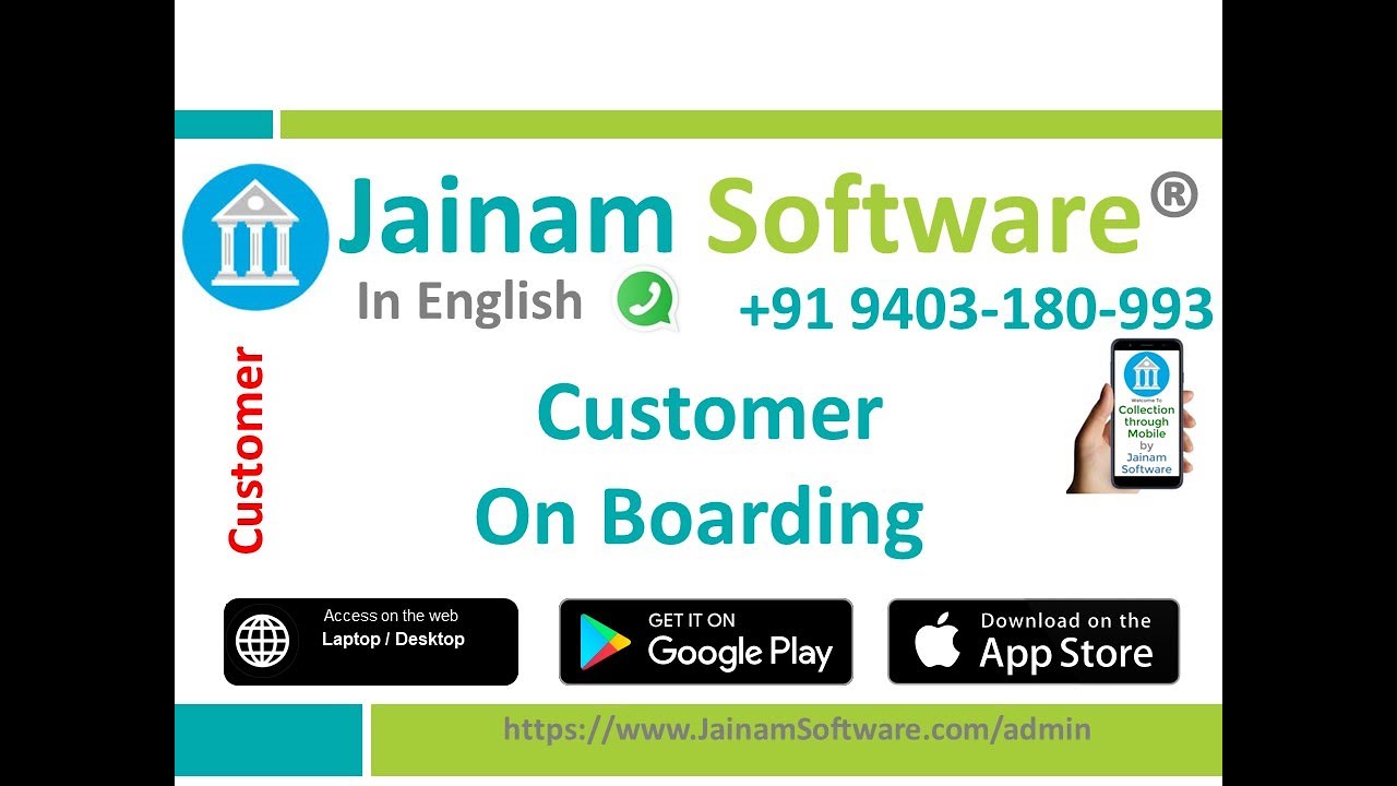 Customer Onboarding & Loan Application Demo | JM Software Loan Management System for NBFCs & FinTech