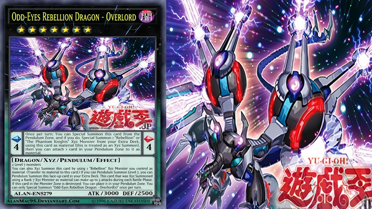 (Yu-Gi-Oh!)  Odd-Eyes Rebellion Dragon - Overlord  Deck  Odd-Eyes Raging Dragon 2020