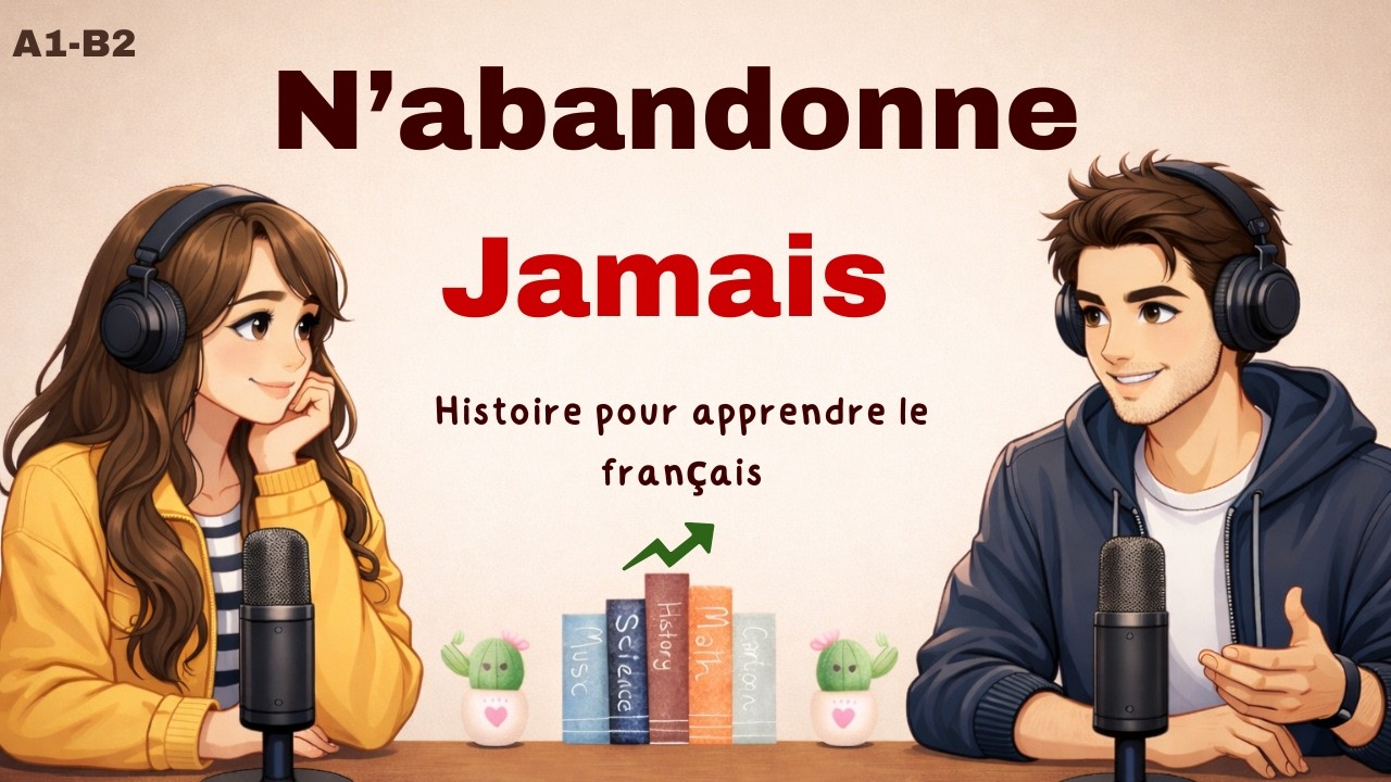 Apprendre le français en écoutant | Une histoire inspirante pour ne jamais abandonner