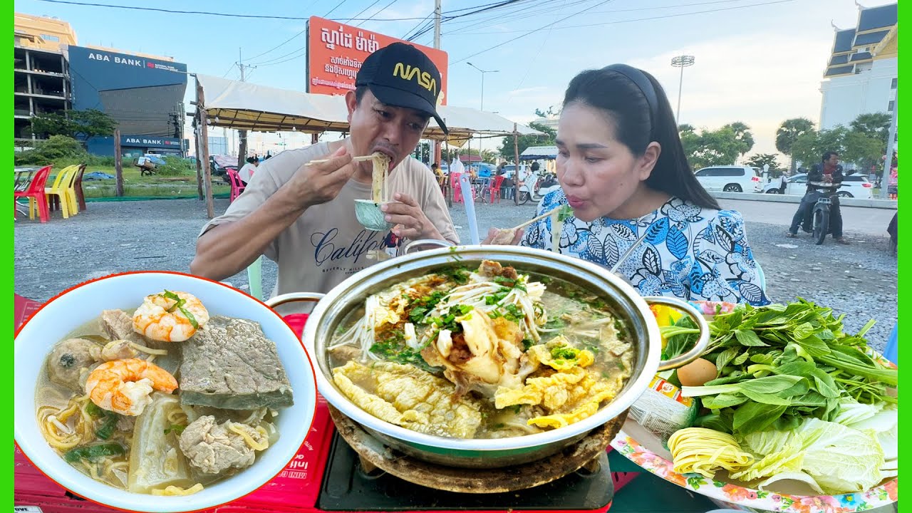 Sothea Ep57-ស៊ុបគោមុខក្រសួងដែនដី ក្រុងភ្នំពេញ មួយឆ្នាំង ៤០ ​០០០រៀល ញាំ៤នាក់មិនអស់