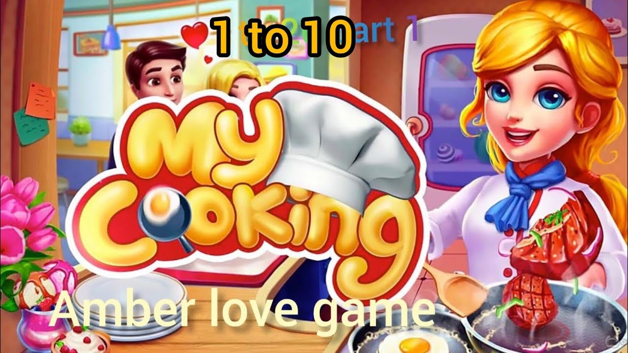 cooking restaurant game|cooking fever hack|amber love game|level 1 to 10|level2 #viral #edit #gaming