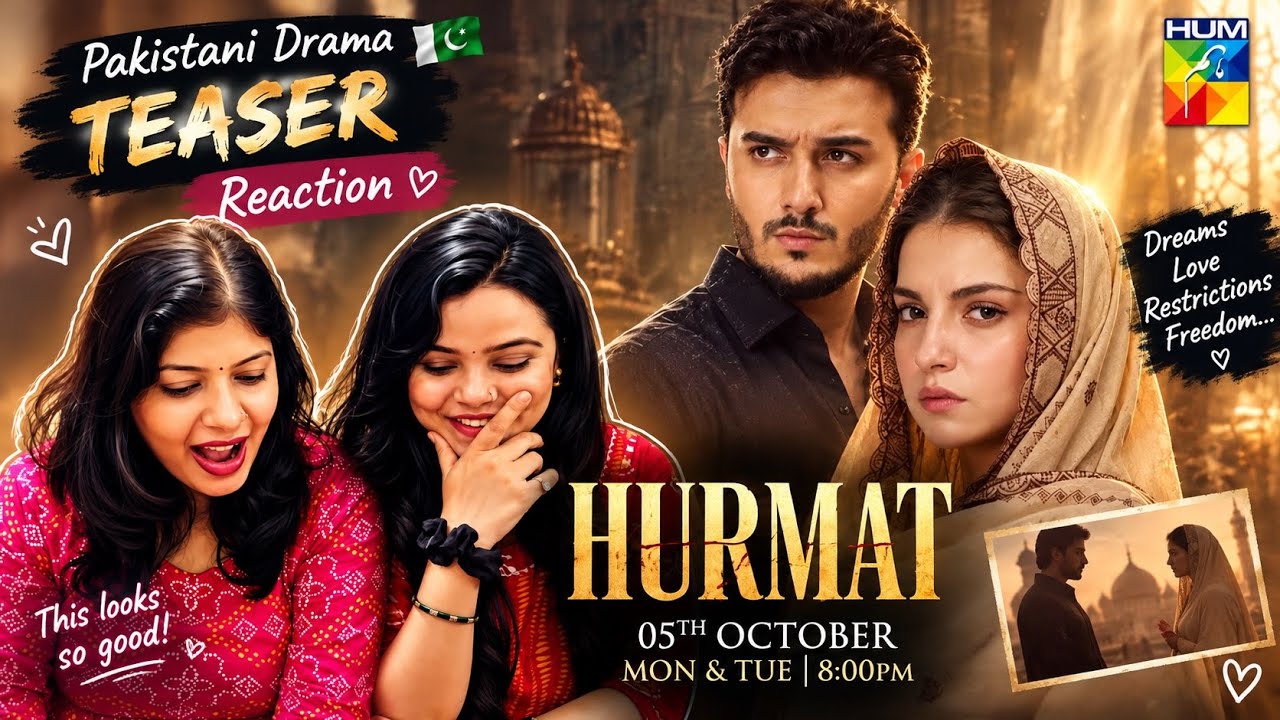 Indian Reaction On Hurmat Teaser | Dananeer Mobeen & Shahveer Jafry | HUM TV | Crazy For Drama