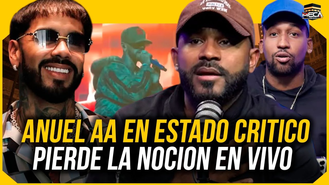 ANUEL AA EN ESTADO CRÍTICO, SE LE OLVIDÓ LA CANCIÓN EN VIVO !