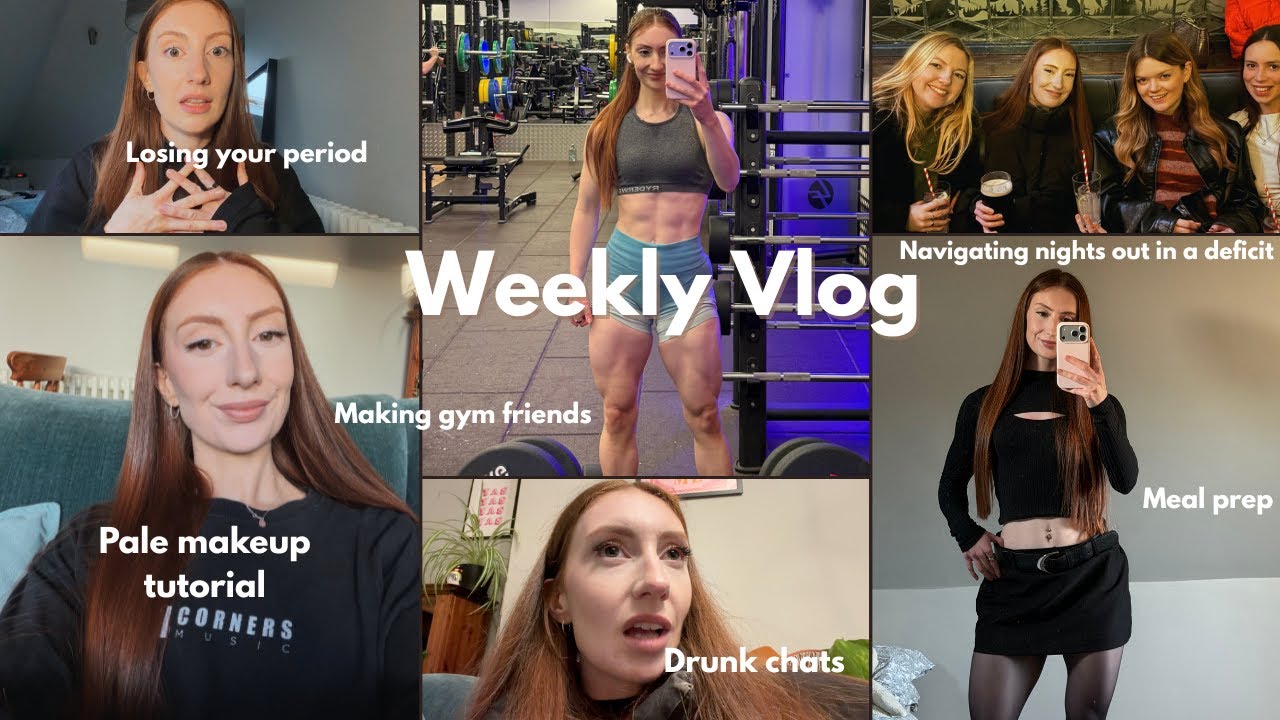 I Lost My Period While Dieting? | Fitness Vlog | Meal Prep | Makeup, Nights Out In a Calorie Deficit