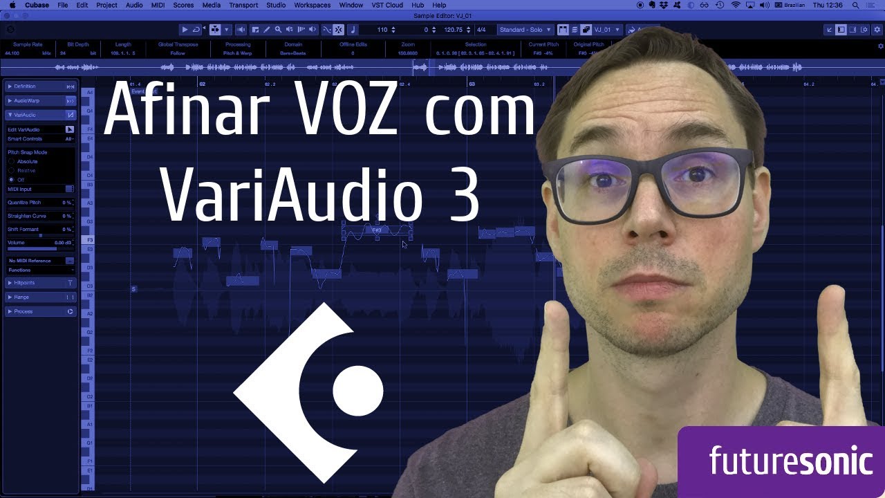 Afinar vozes com VariAudio 3 e Cubase 10