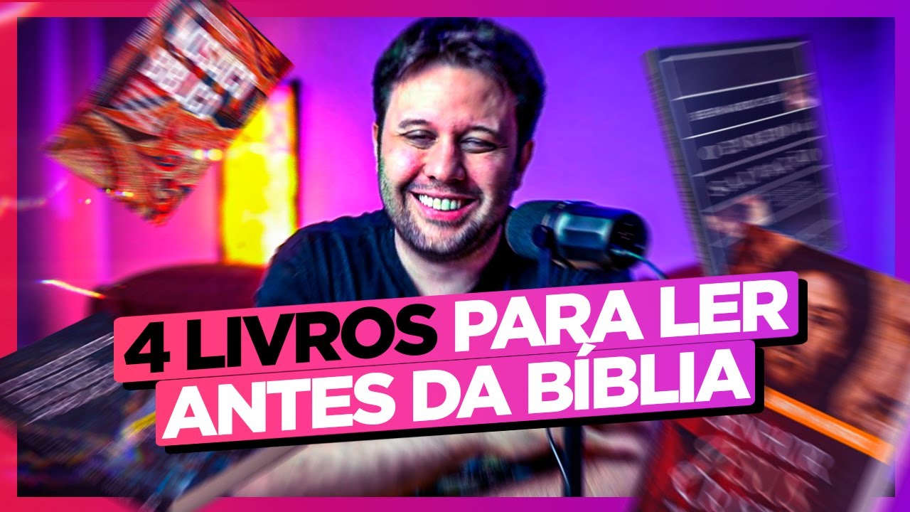 4 LIVROS INCRÍVEIS para ENTENDER a BÍBLIA!