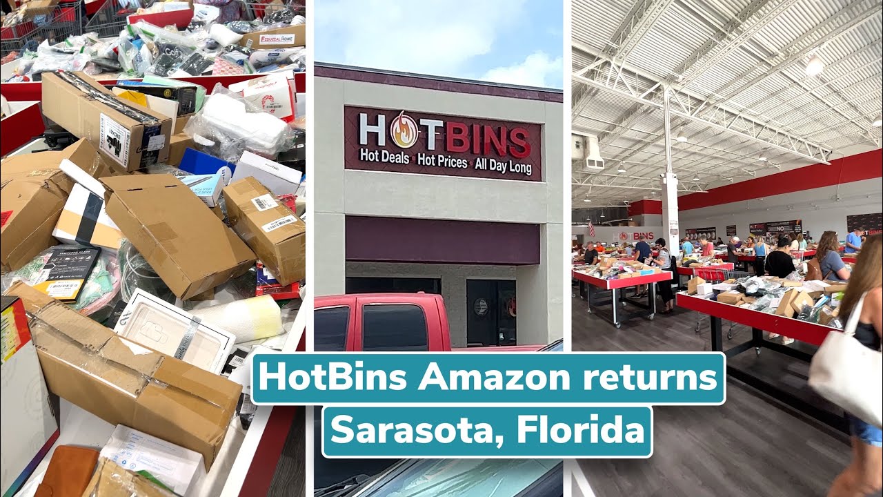 HotBins in Sarasota, Florida Amazon returns on $4 Tuesday