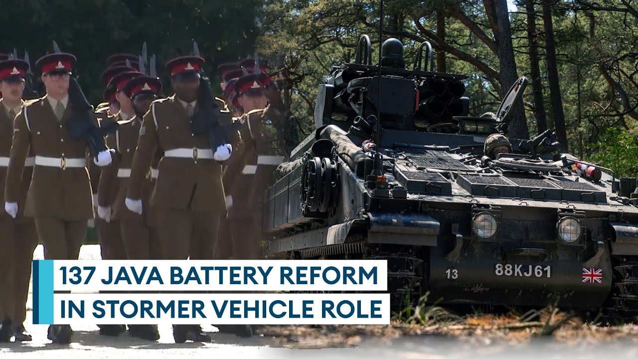 Royal Artillery battery reforms with new ground-based air defence role