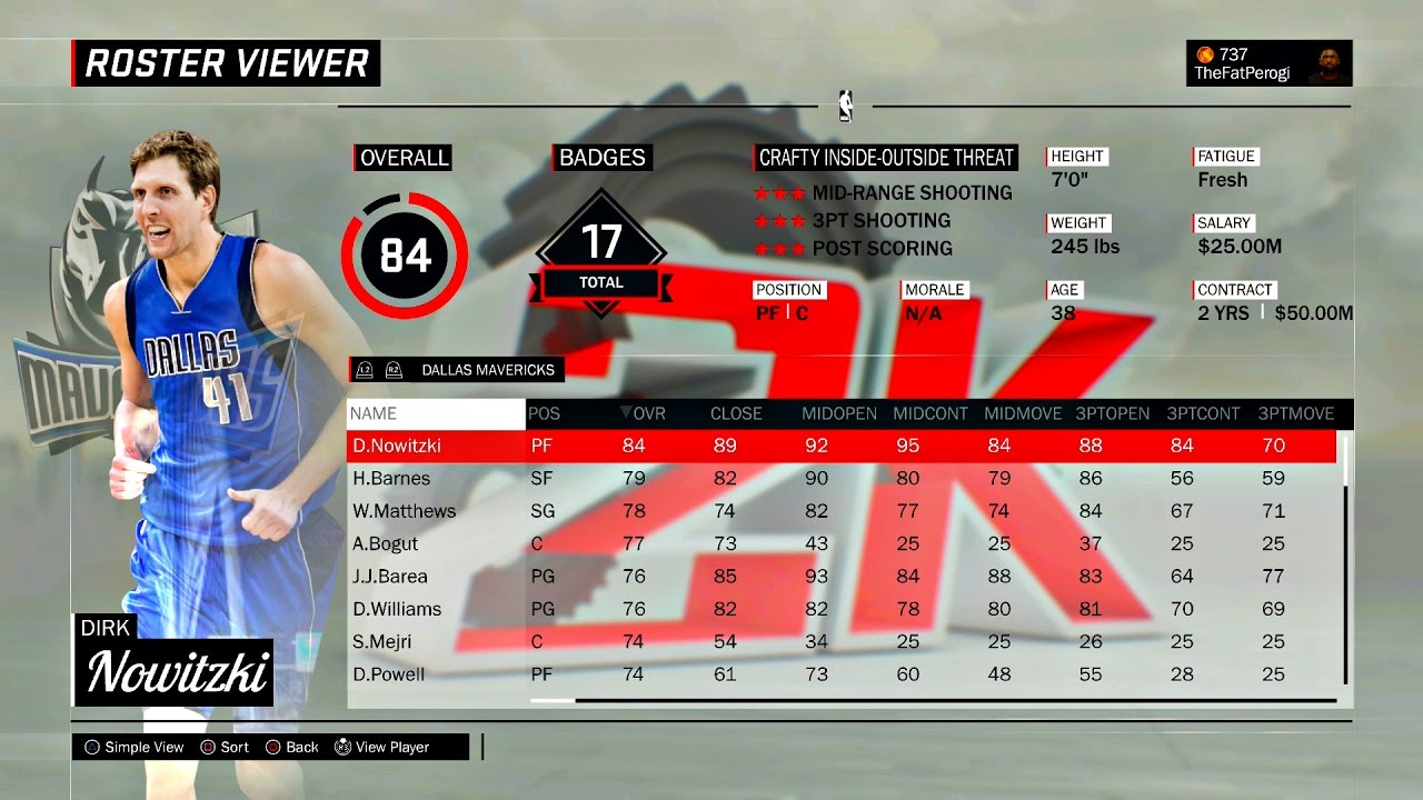 NBA 2K17: All NBA Current Rosters and Ratings! #PS4