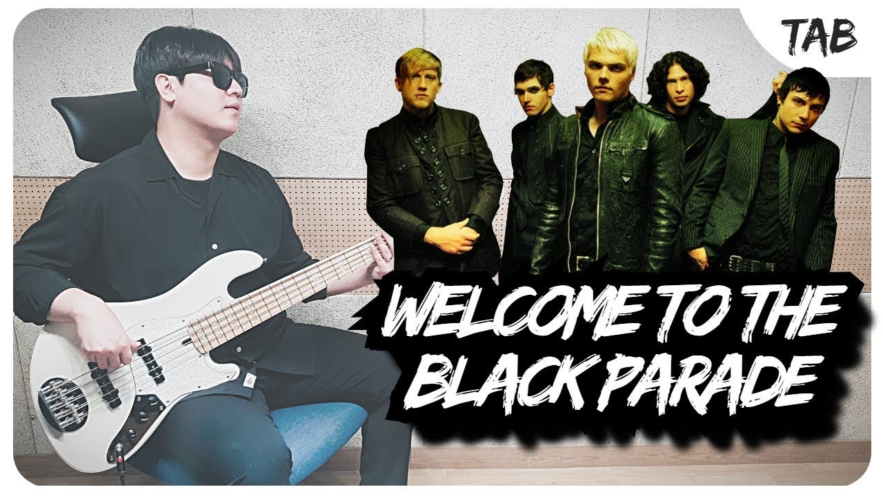 (+TAB) My Chemical Romance - Welcome To The Black Parade / Bass Guitar Cover