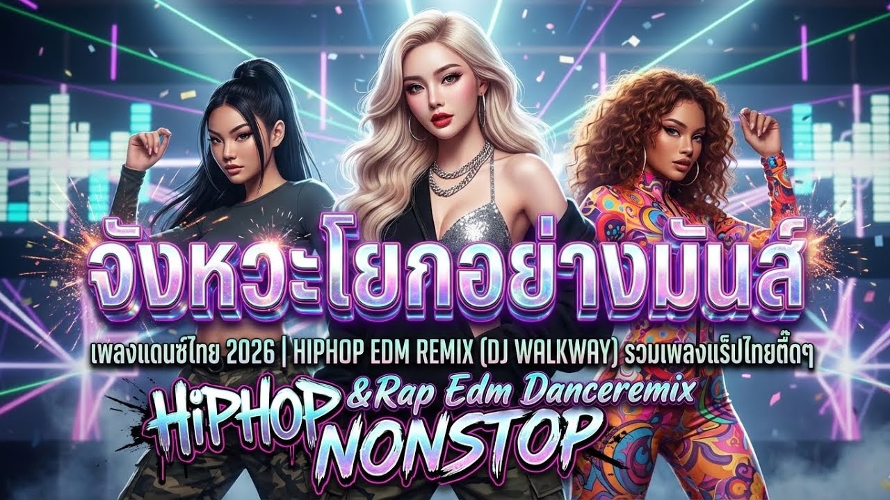 เพลงแดนซ์ไทย 2026 | HIPHOP EDM REMIX (DJ WALKWAY) nonstop🎵รวมเพลงแร็ปไทยตื๊ดๆ🔥V.5