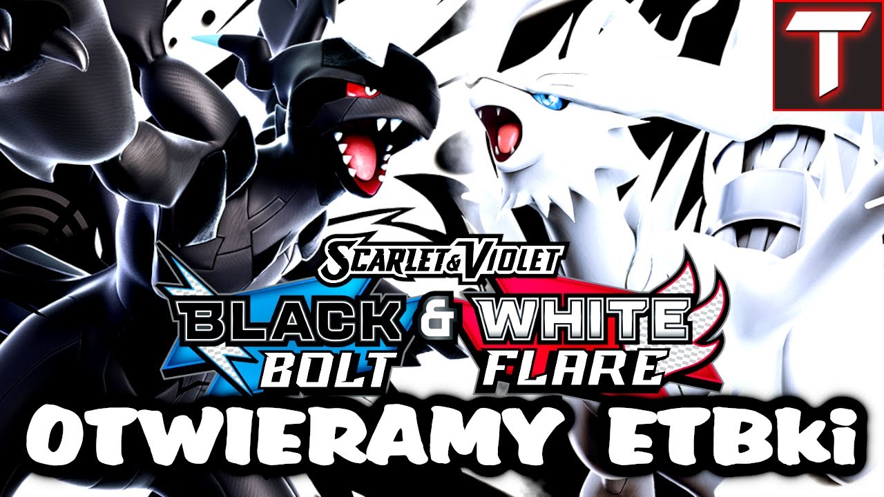 POTR&Oacute;JNY TRAF W BOOSTERZE?! OPENING ETB BLACK BOLT I WHITE FLARE