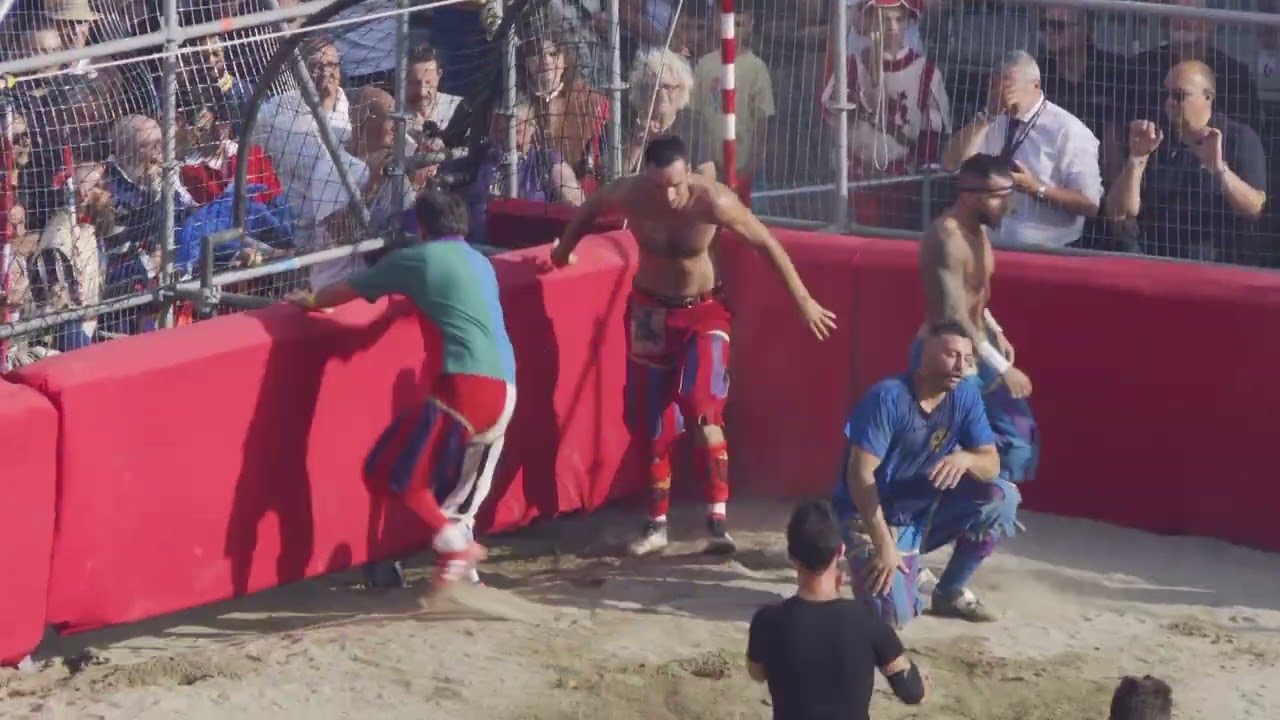 🔵🔴Finale del Calcio Storico ⚜️ fiorentino 2022 AZZURRI contro ROSSI