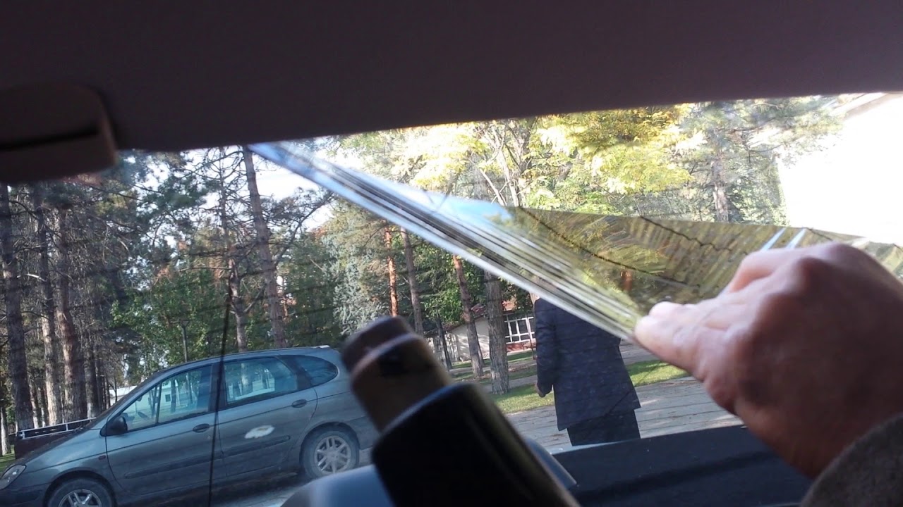 Otomobillerde arka cam filmi nasıl sökülür.(rezizdanslı cam)