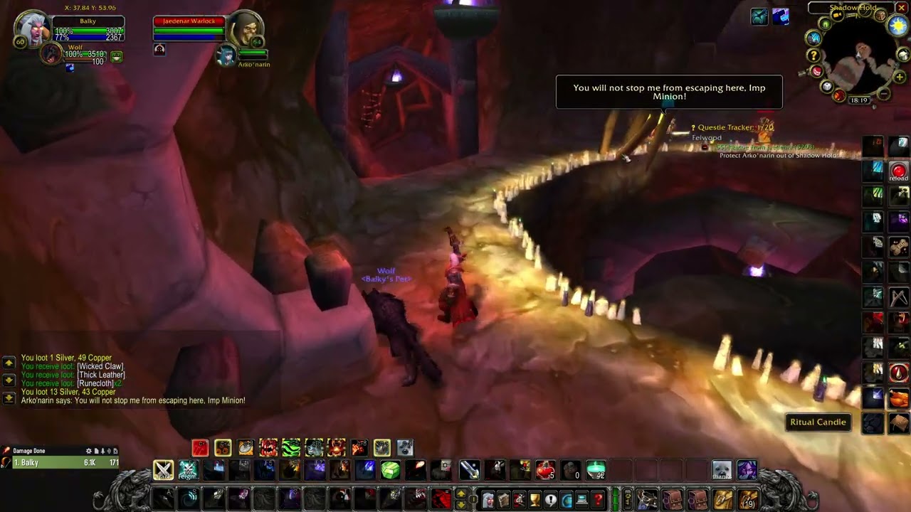 Rescue From Jaedenar (WOW classic quest)