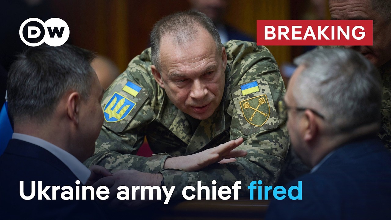 Ukraine's military shake-up: Zelenskyy dismisses commander-in-chief Syrskyi | DW News