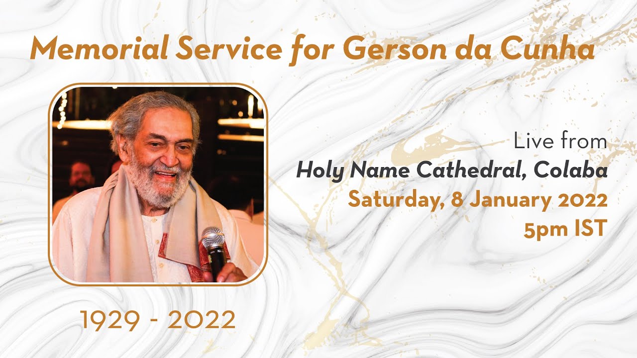 Memorial Service for Gerson da Cunha