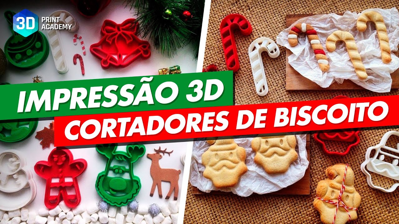 Impressão 3D de CORTADORES DE BISCOITO (Participação Especial: Tia Jô)