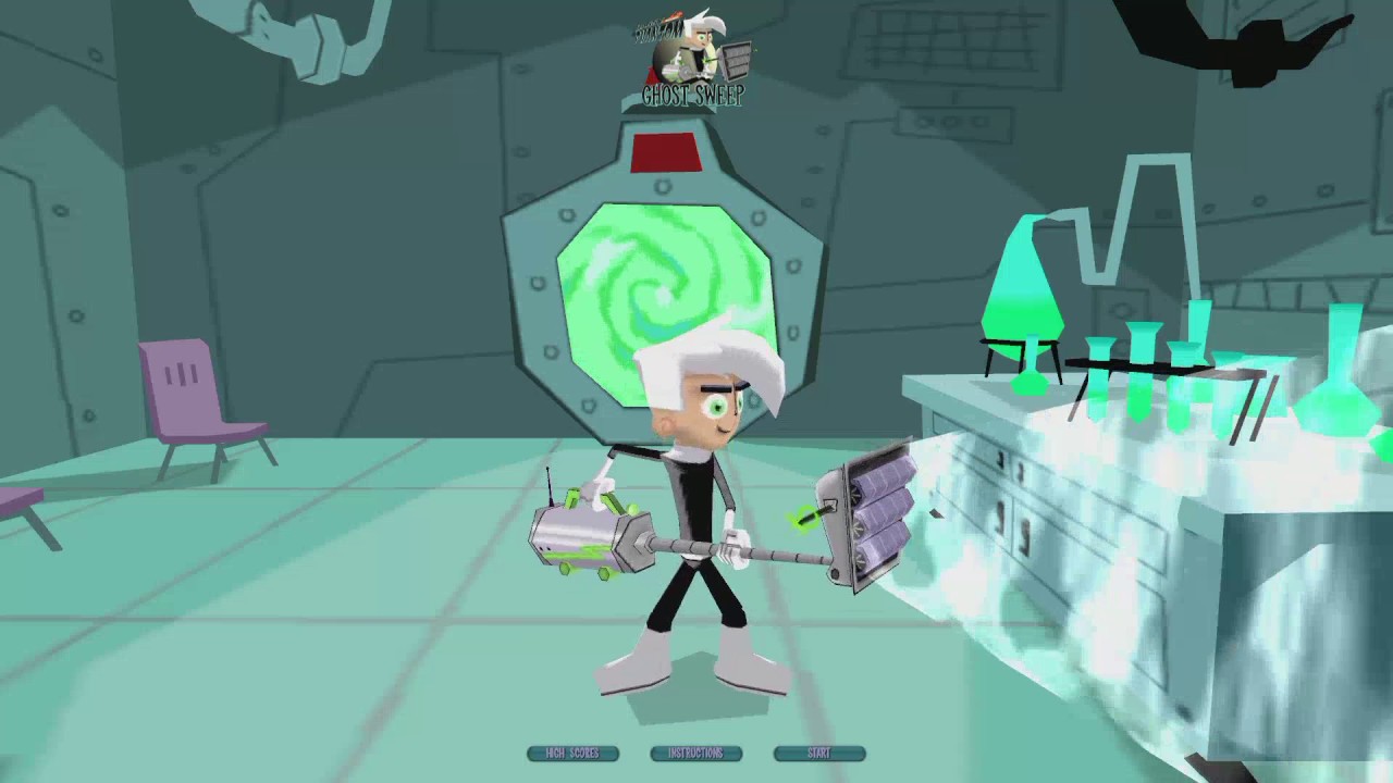 Danny Phantom Ghost Sweep - 3D Groove Games