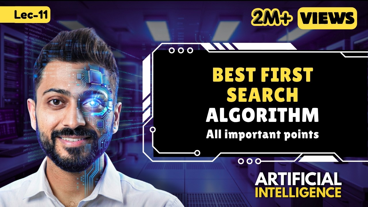Lec-11: Best First Search Algorithm | How it Works | All Imp Points(Pros & Cons)