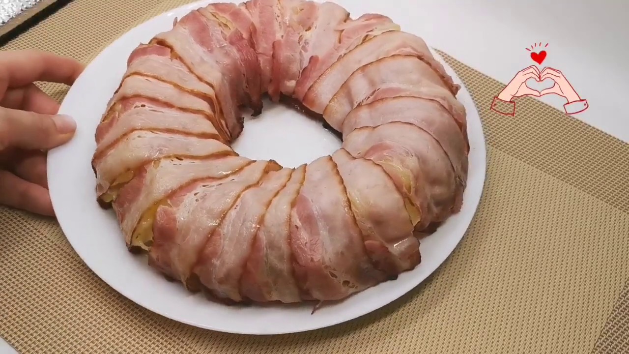Bacon-Kartoffel-Ring, man kann nicht aufhören es zu essen 😋