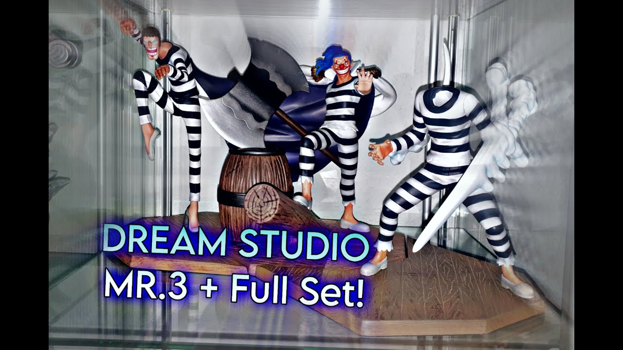 Dream Studio Full POP Set: Galdino aka Mr.3 and Buggy One Piece Resin by OnePieceCollector