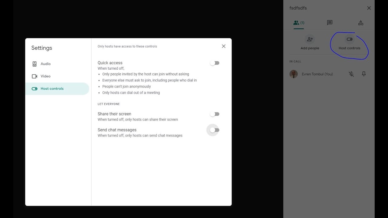 Google Meet toplantınız/dersiniz sonrasında katılanları engelleme hk (Enterprise)