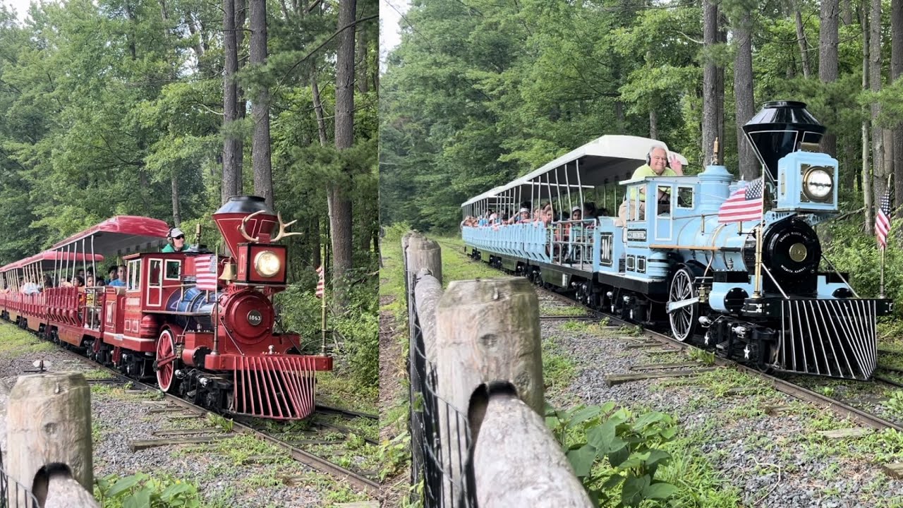 The Classic Duo! Railfanning the Essex County Turtle Back Zoo Railroad on July 5, 2024