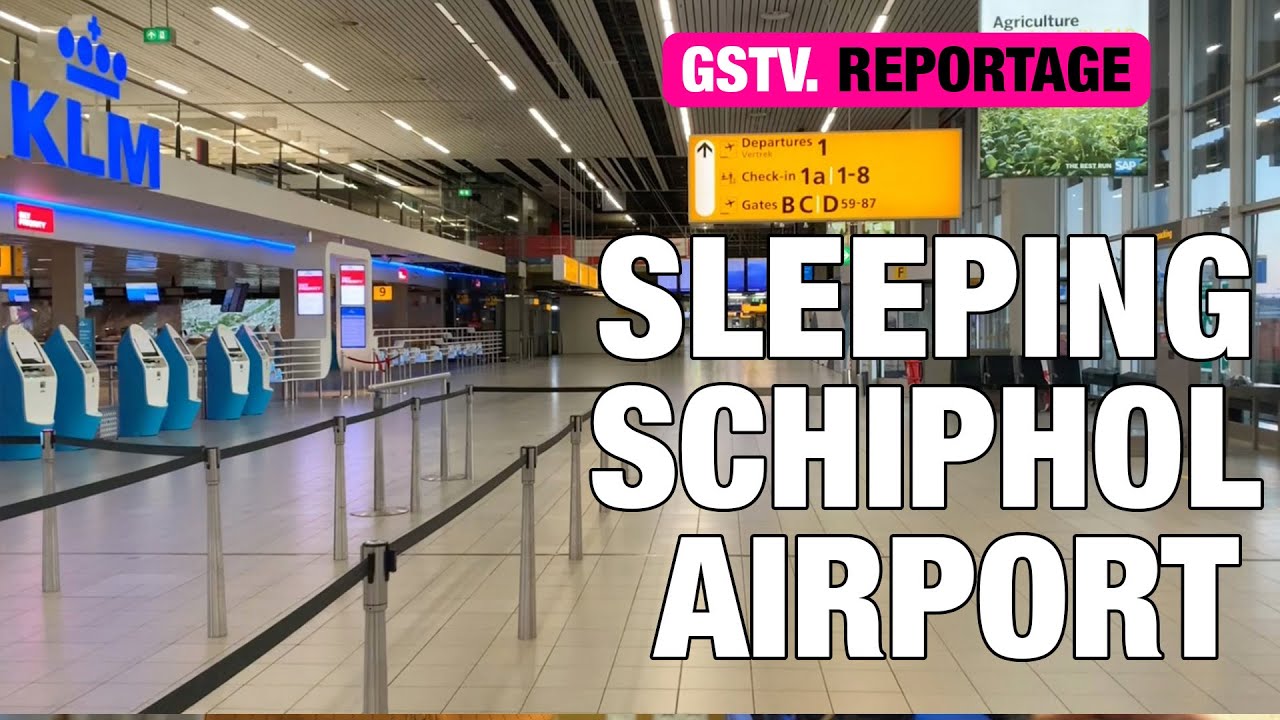 Sleeping Schiphol - Abandoned Amsterdam Airport due to Covid-19