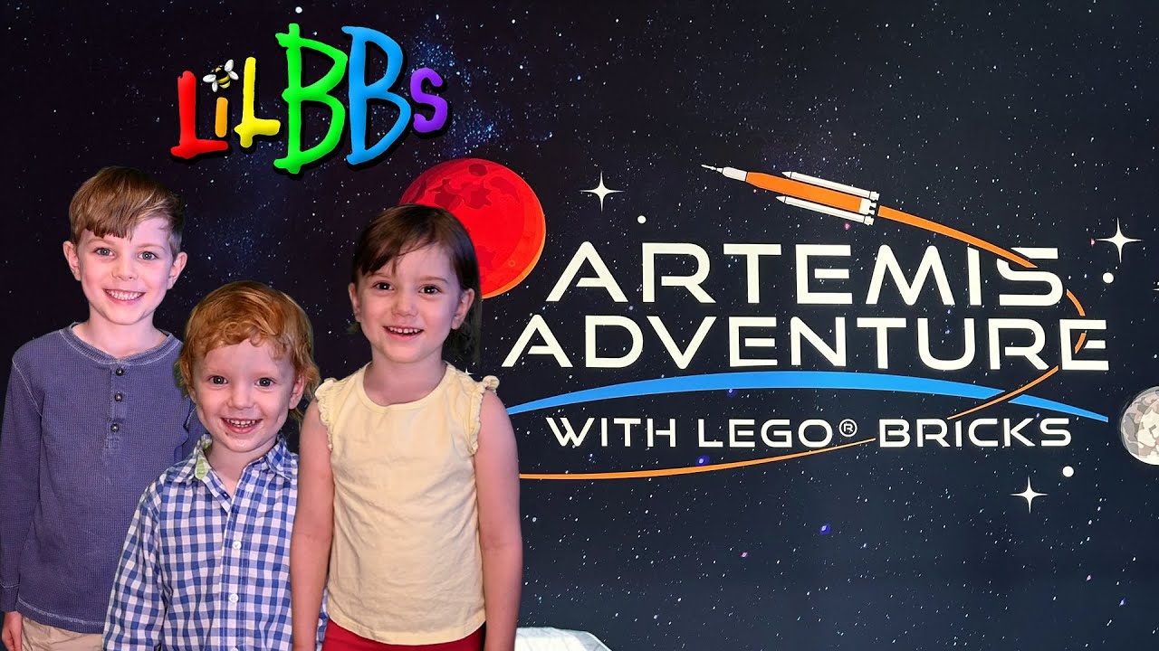 Lil BBs Visit Science World! 🚀 Artemis LEGO® Exhibit + “Let’s Go to the Moon” Song