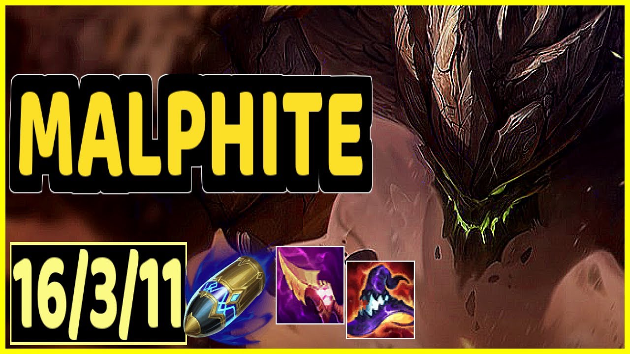 MALPHITE VS ZED - 16/3/11 KDA MID GAMEPLAY DIAMOND IV