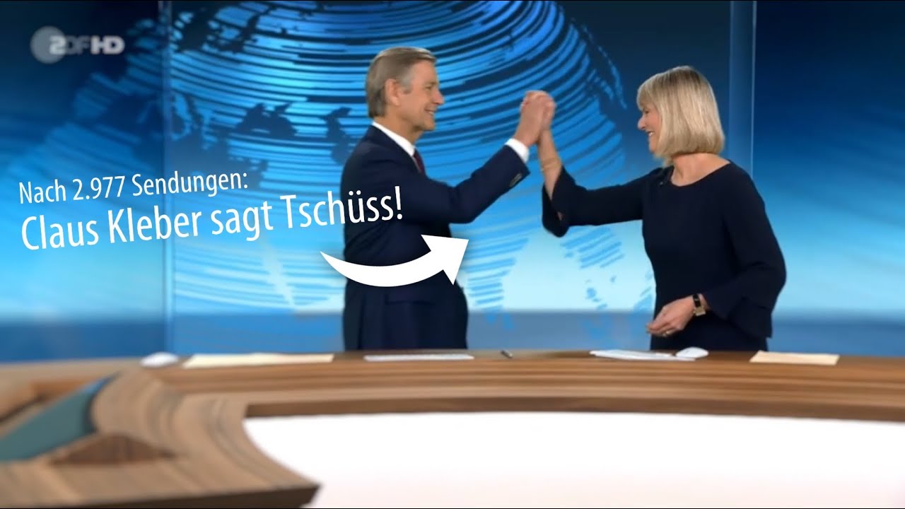 Claus Kleber - Verabschiedung vom heute journal