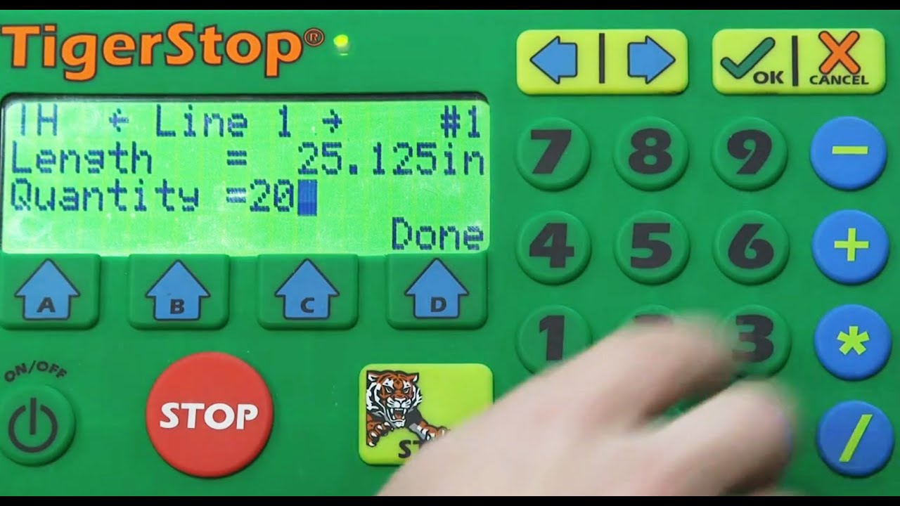 Zelf een zaagprogramma maken op TigerStop-machines