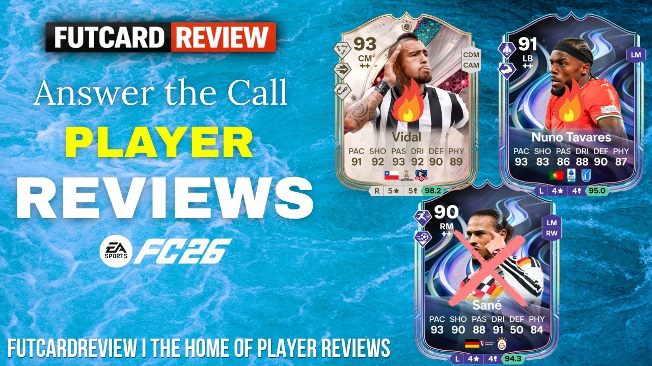 THIS EVO IS THE BEST CM?! 🤯 Vidal, San&eacute; & Tavares Review | FC 26 Answer the Call & National Captain