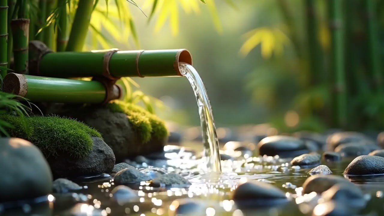 Tranquil Waterfall Escape 💦 | Nature Ambience View