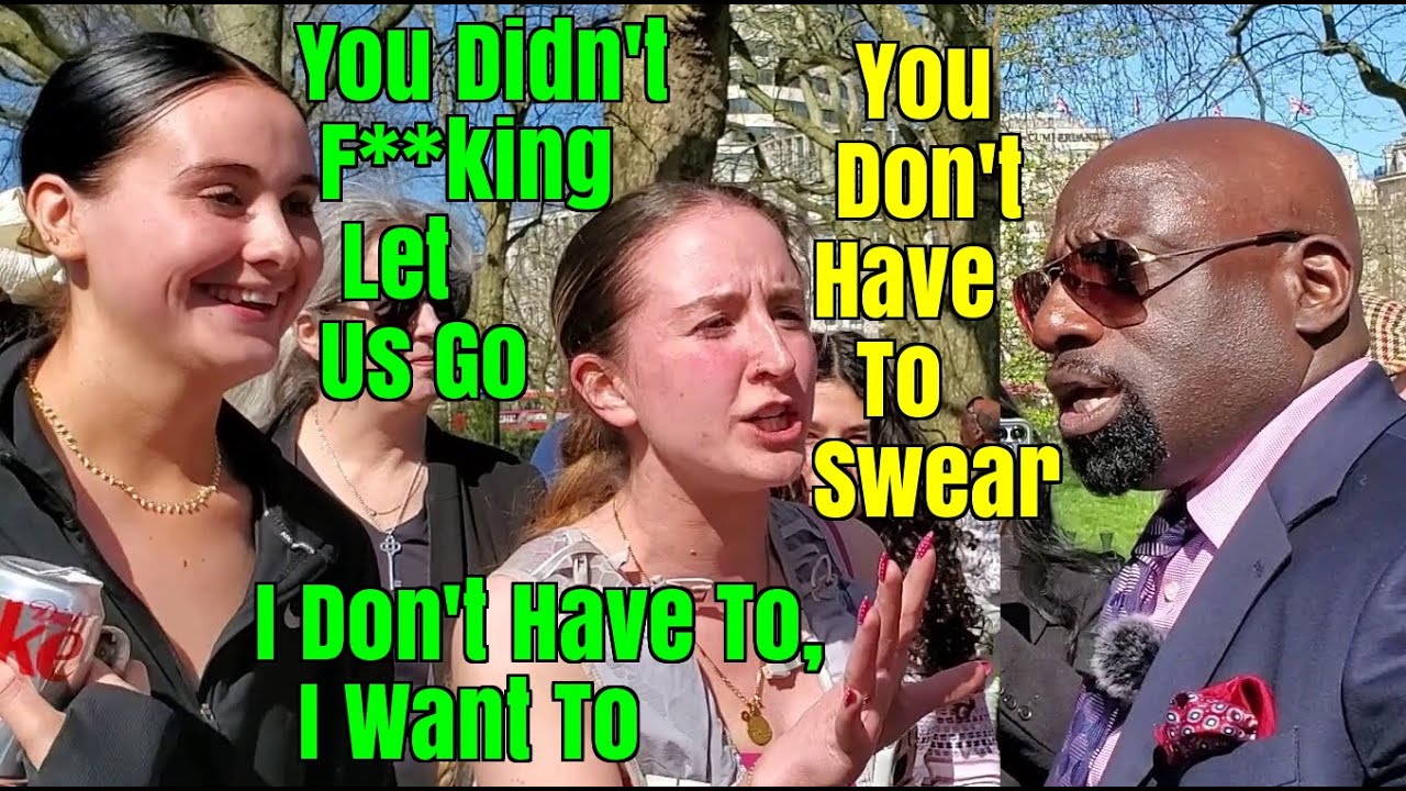 Speakers Corner - Orlando Has a Heated Discussion With Feminists/The Role Of Men & Women In Society