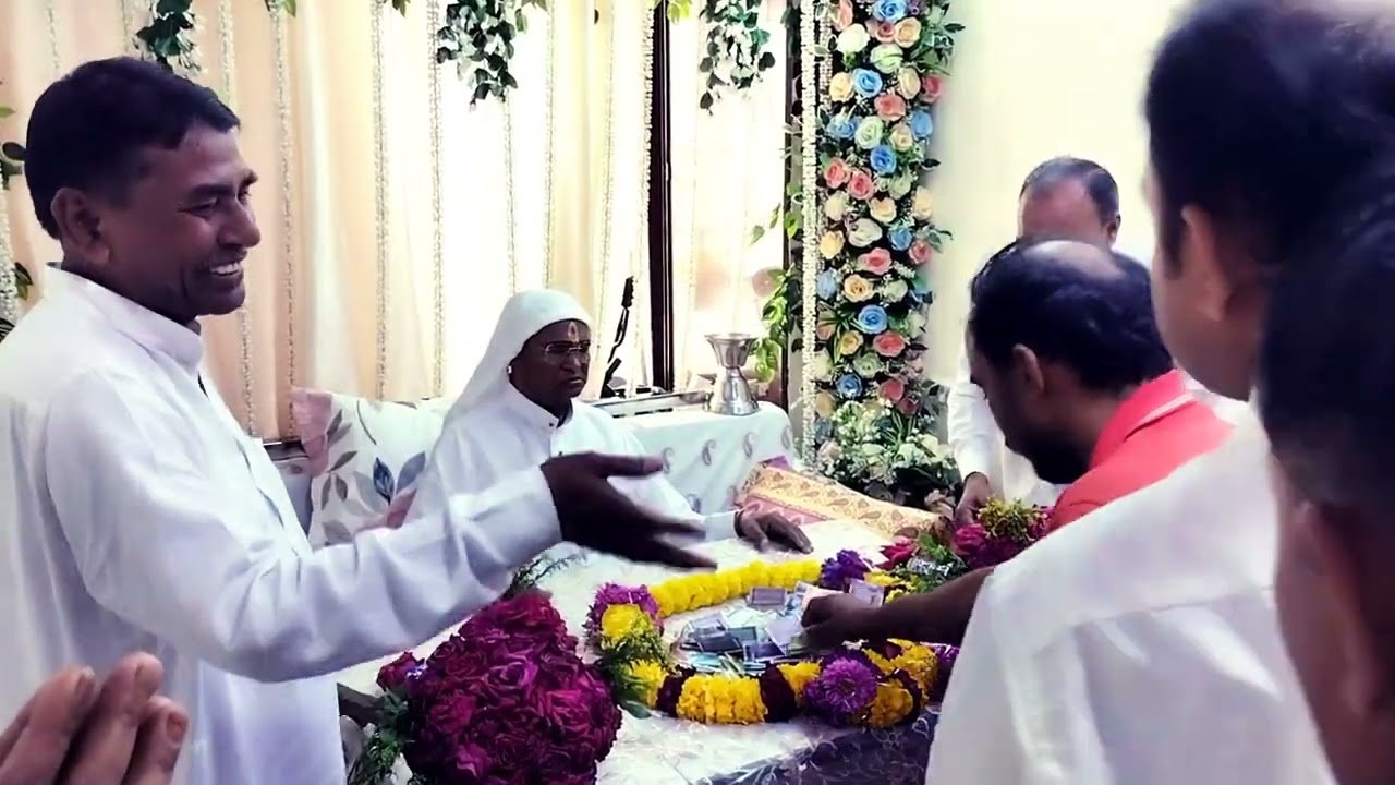 स्वामी जी कांदिवली रामजीत यादव के आवास पर साधु संतों का सम्मान भक्ति गाण 2026