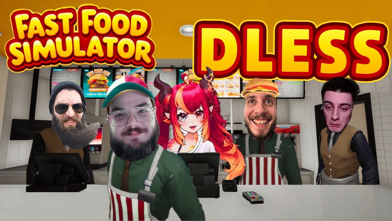 Fast FOOD Simulator con i DLESS (Dada, LulenaVt, ErrysuTwitch, SoloUmido e SiorMax)