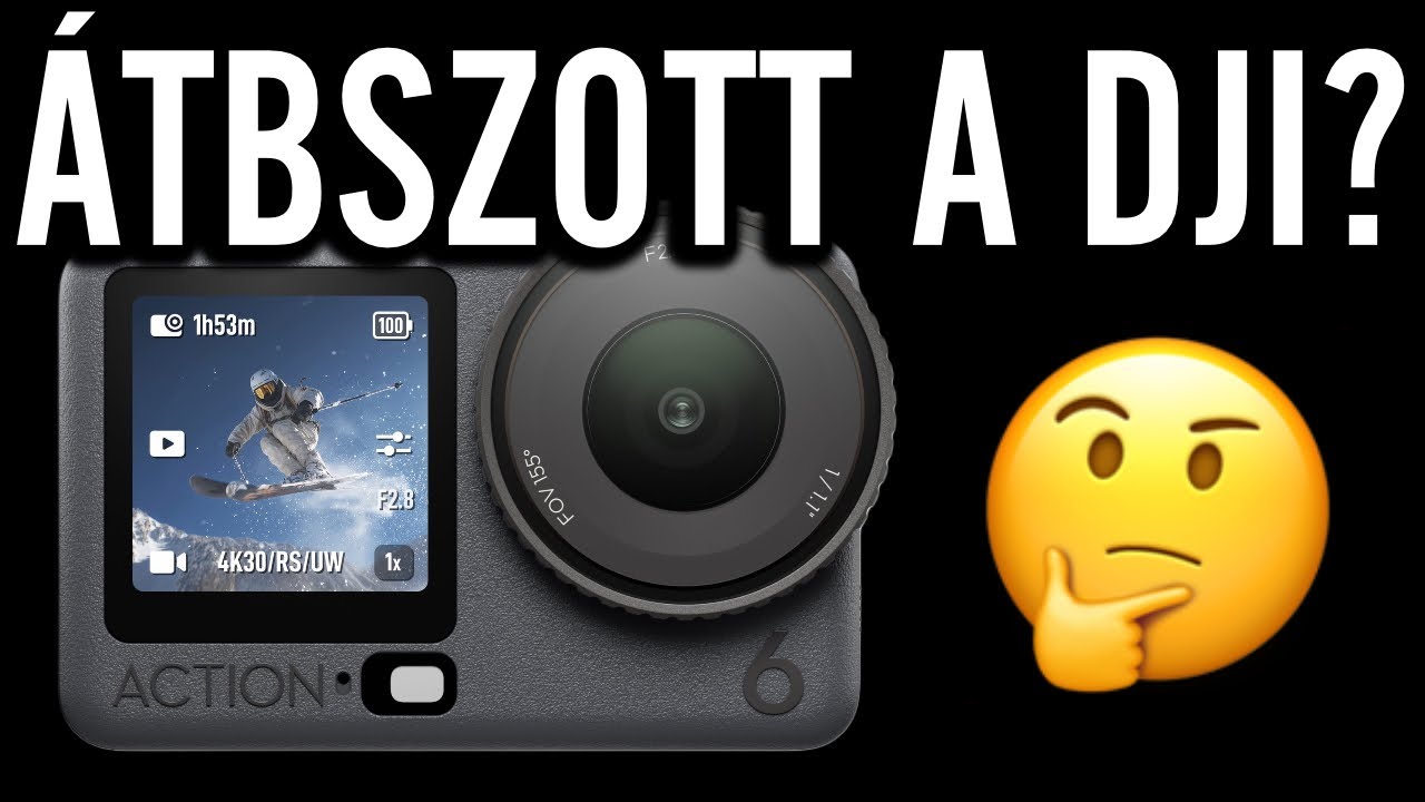 DJI ACTION 6 - léptünk előre vagy átverés?