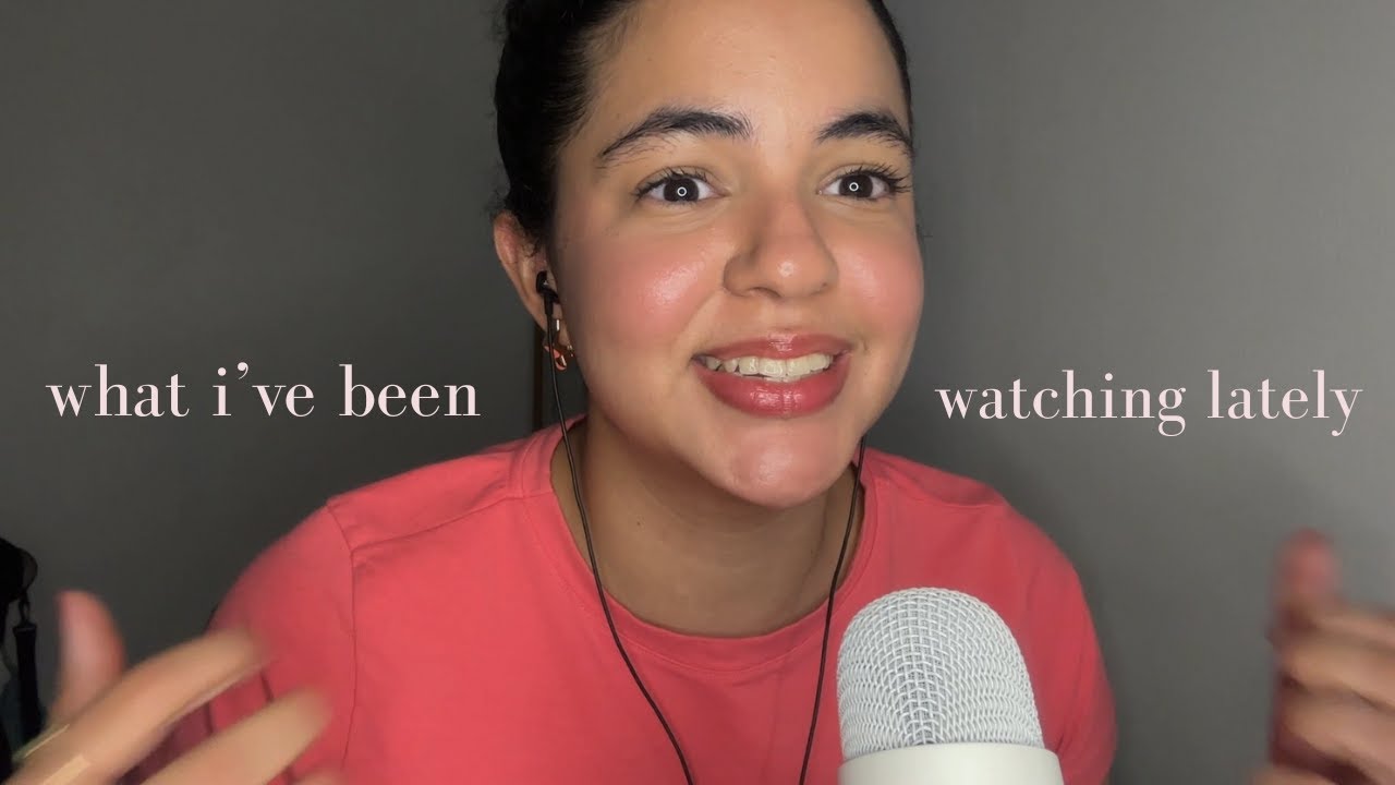 ASMR rambling about tv shows and movies 🍿🎬 up close clicky whispers