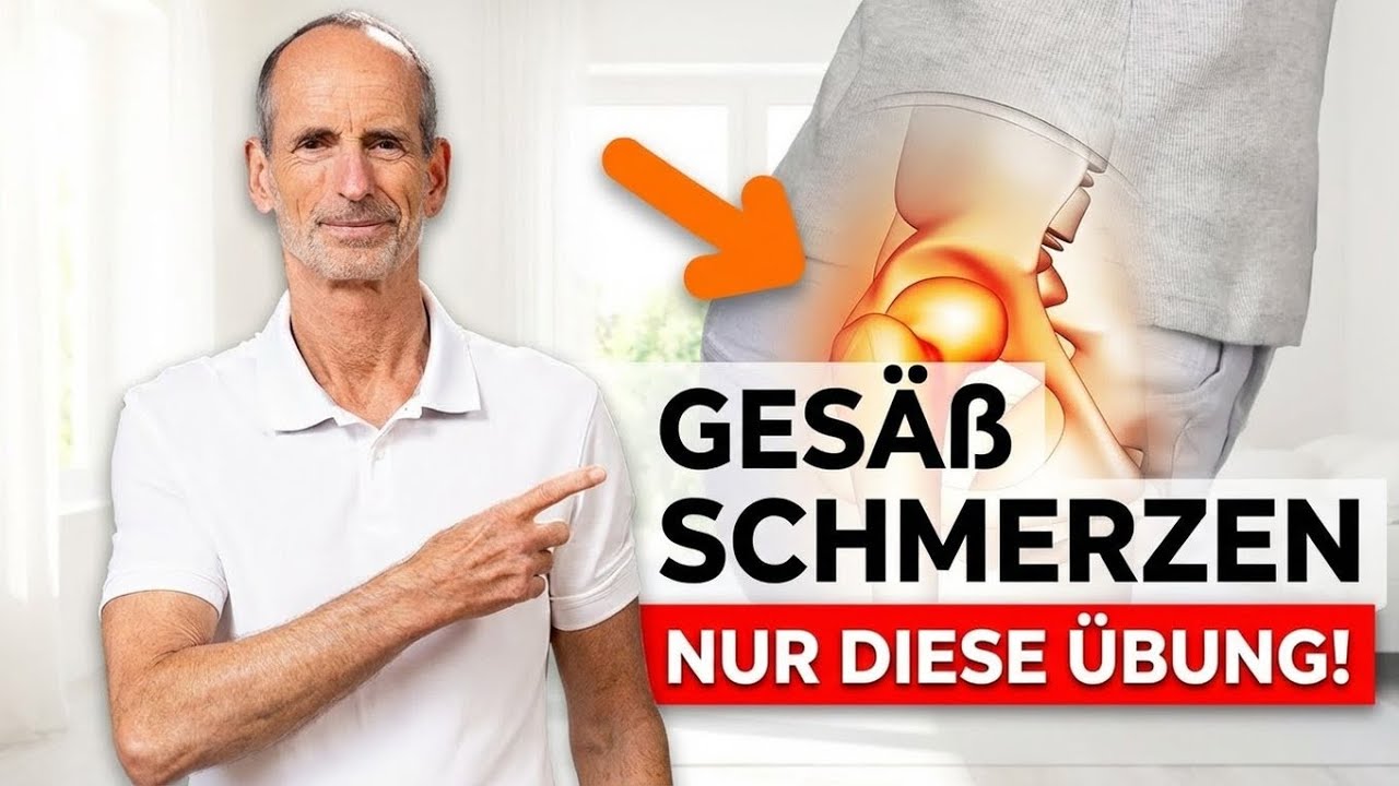 Gesäßschmerzen - Mach genau diese Übung und beobachte was passiert