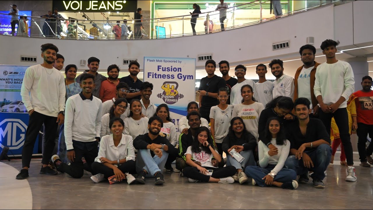FLASHMOB 2023 KAKINADA | Sponsored by Fussion Fitness F2 Gym | Shot By Sairam Avanigadda