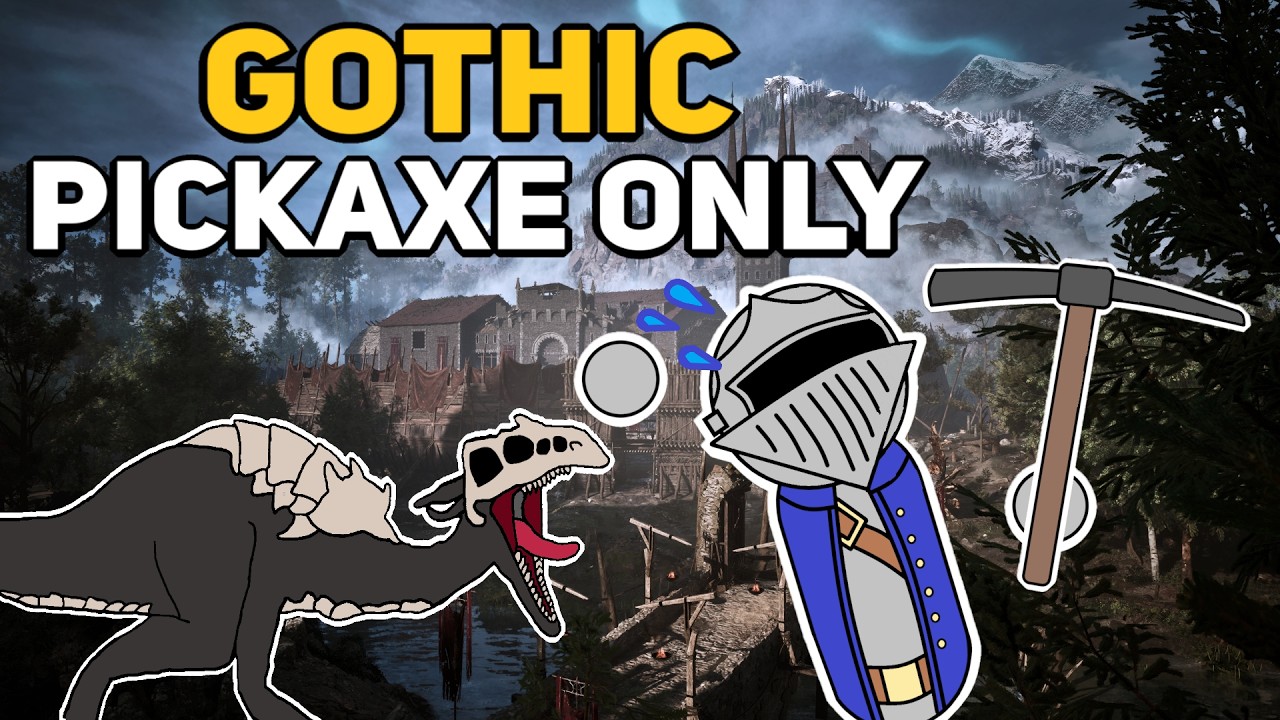 Can You Beat GOTHIC 1 (REMAKE) With Only A Pickaxe?
