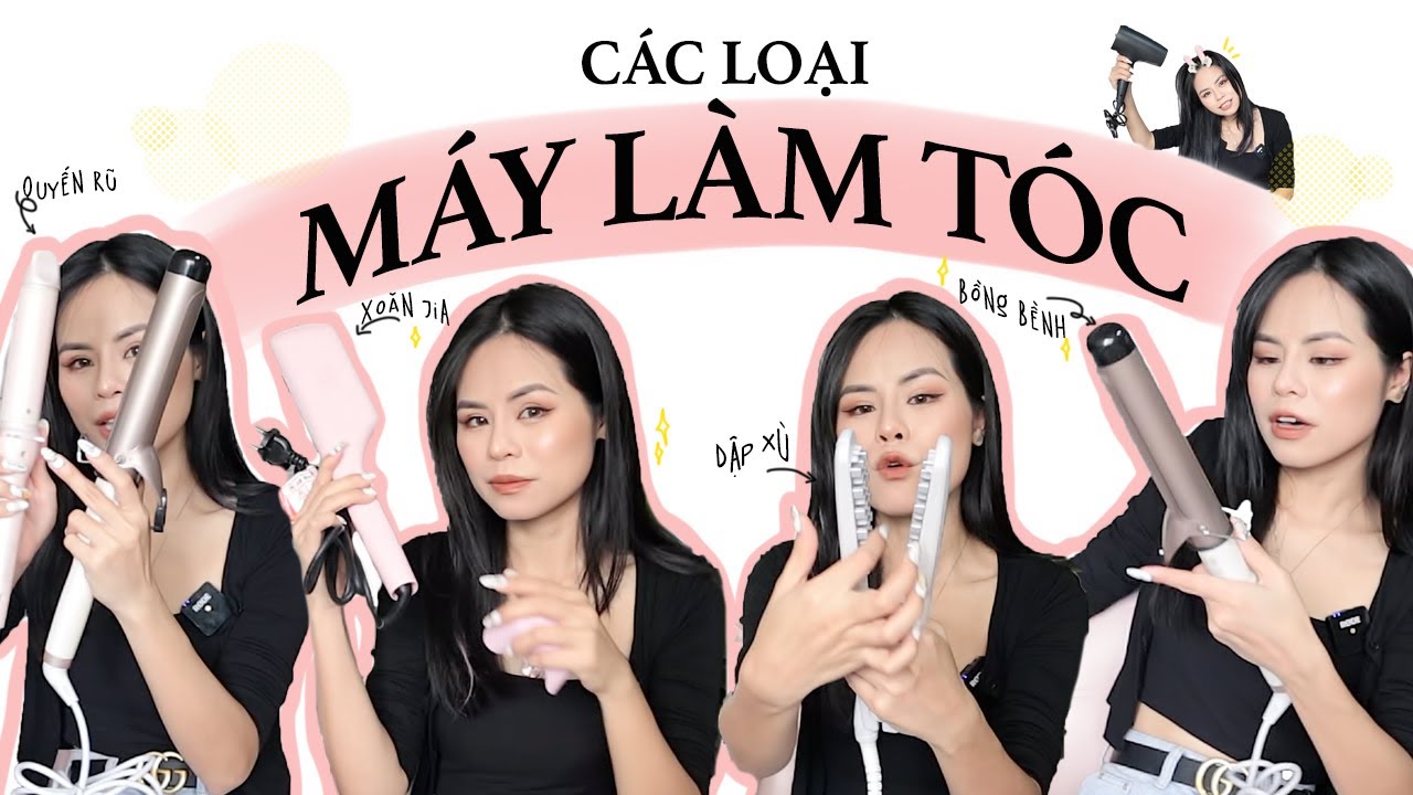 Các Loại Máy Và Dụng Cụ Làm Tóc Mình Thường Dùng ♡ Tuta.Nguyen